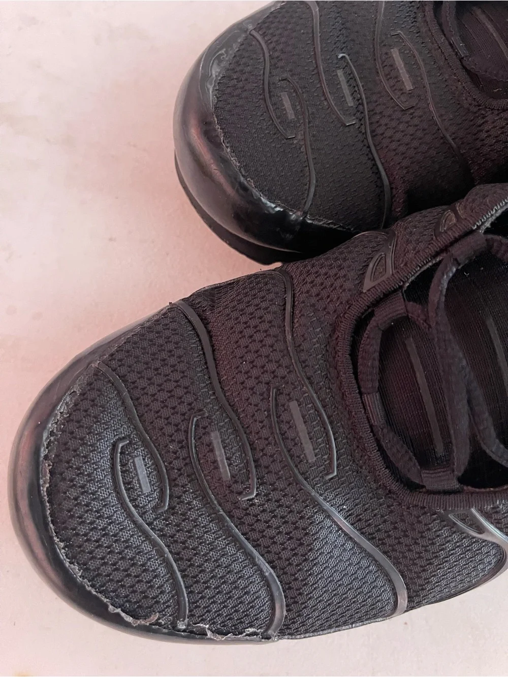 Nike Air Max Plus TN Triple Black – Men’s Size 15 – Restoration/Custom Project